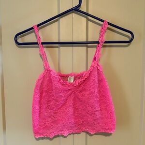 Forever 21 Vibrant Pink Lace Bandeau